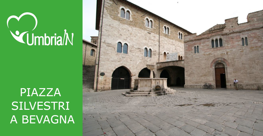 Piazza Silvestri a Bevagna - PG