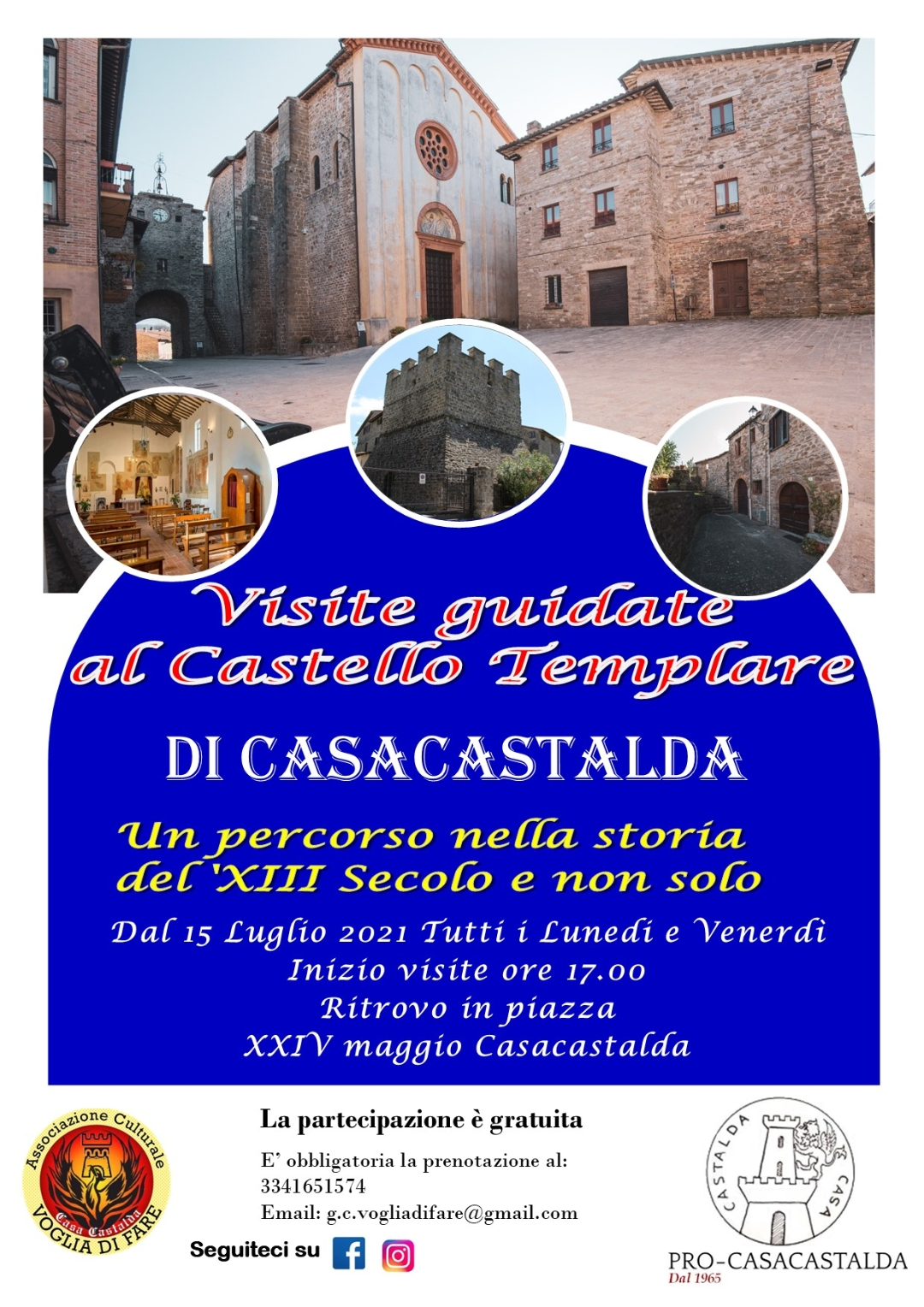 Visita al Castello Templare-Casacastalda