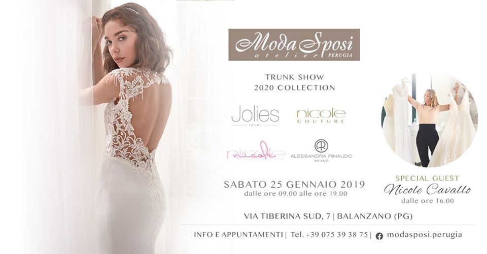 UmbriaIN - Exclusive Trunk Show with Nicole Cavallo: Moda Sposi Atelier